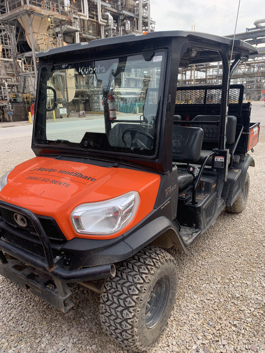 Kubota RTV-X1140W-H Kubota RTVX1140WH 4wd Utility Cart, LED Strobe, Windshield Tempered Glass, Pastic Canopy, Wire Harness Kit, Backup Alarm