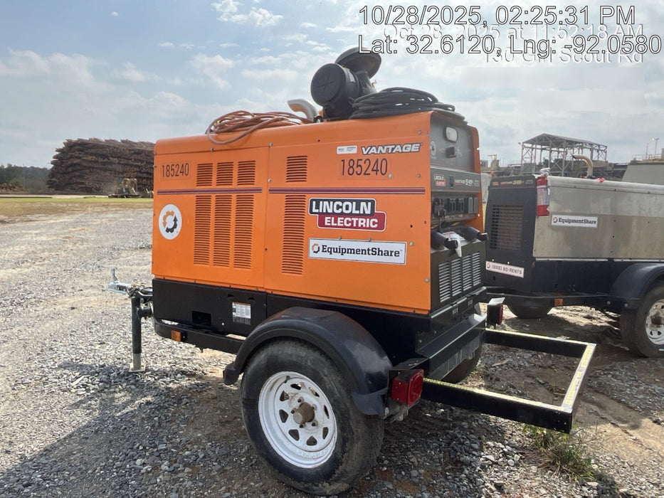 2021 Lincoln Electric Vantage 549X Ready Pak 3, ORANGE (includes trailer, cable rack, fender light kit)