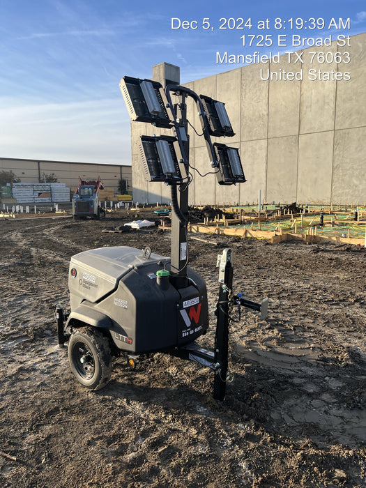 2024 Wacker Neuson LTT4 Diesel, Kohler KDW702, Deep Sea Controller, Auto Start, LED 320W, Bypass Outlet, T3