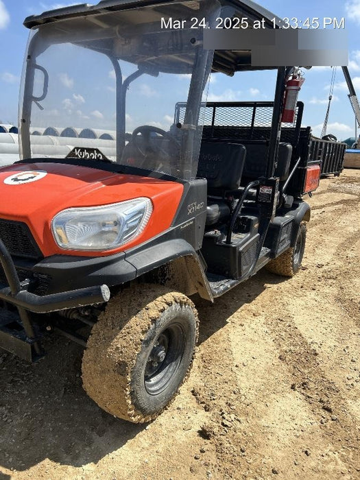2022 Kubota RTV-X1140W-H Plastic Canopy, Windshield Acrylic Clear, LED Strobe Light, Wire Harness Kit, Back up Alarm