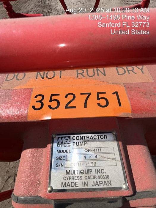 2023 MULTIQUIP QP4TH