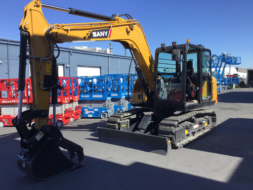 2020 Sany SY95C Cab, Hyd QC, Buckets: 12" , 24", 36" , Main Pin Hydraulic Thumb