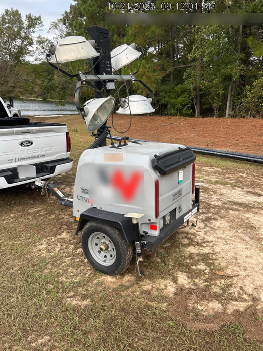 2019 Wacker Neuson LTV6L-MH Wacker Neuson LTV6L Mobile Light Tower w/Fuel Level Sensor Installed