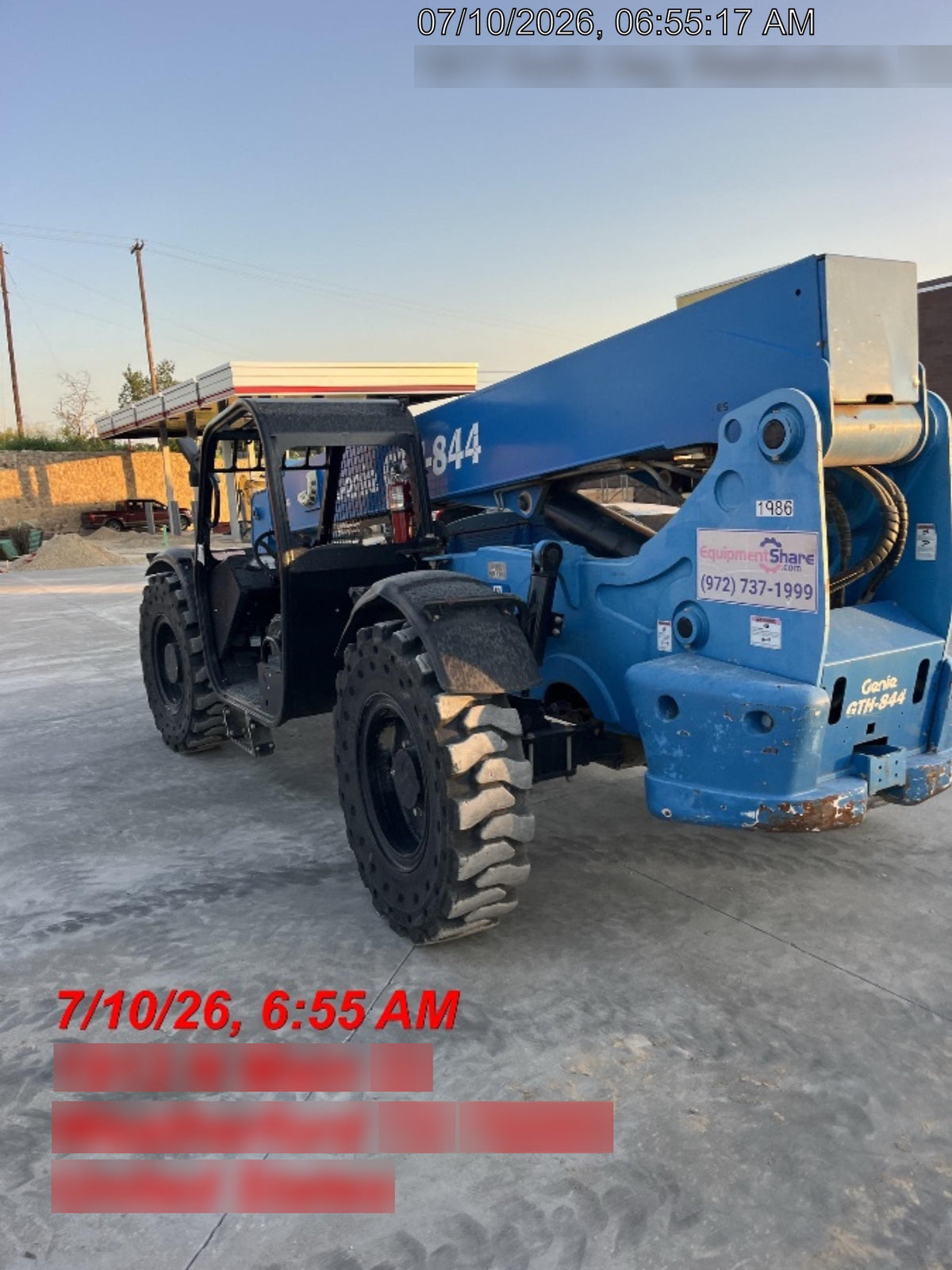 2016 Genie GTH-844 Genie GTH844 Telehandler