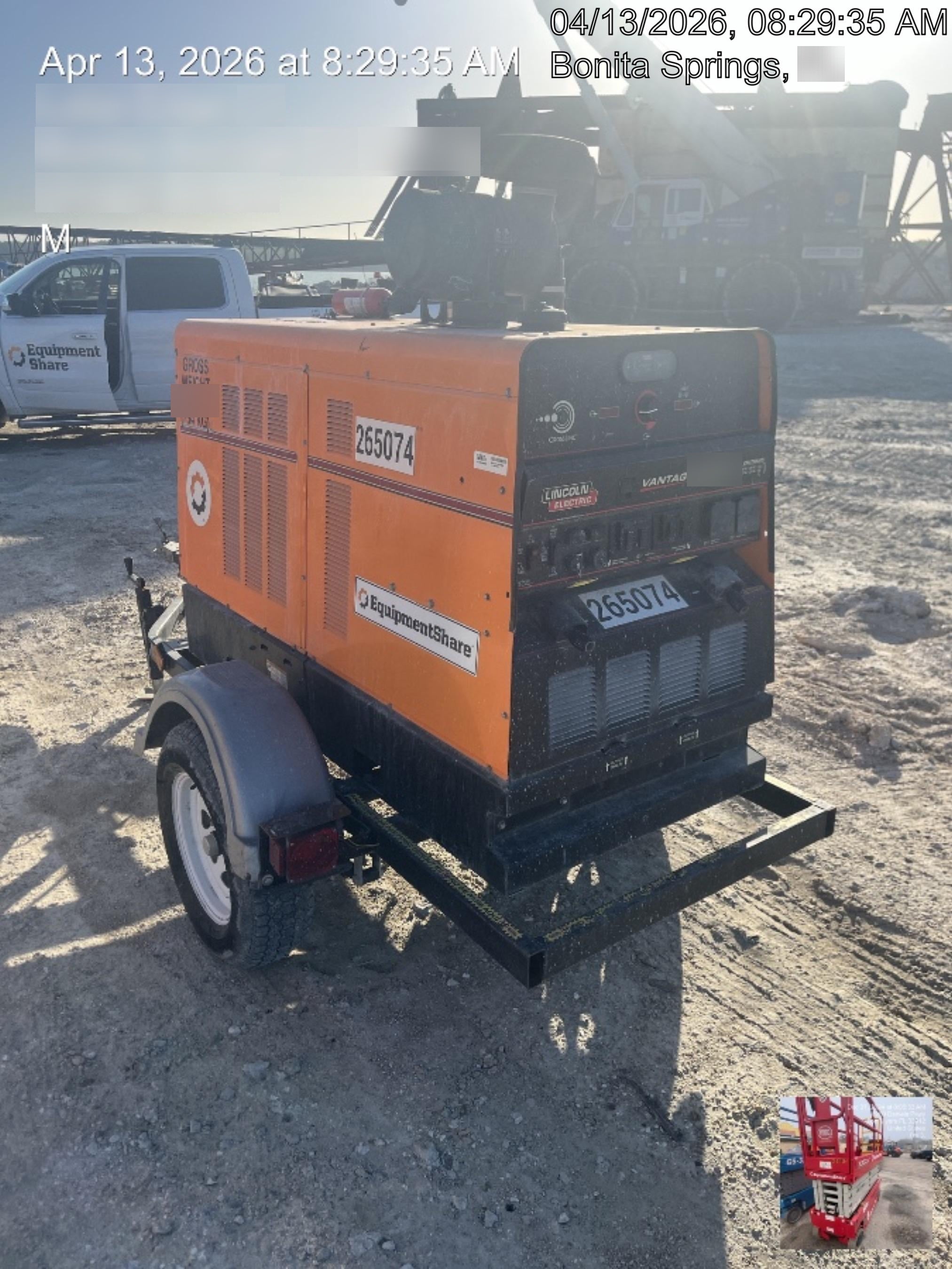 2022 Lincoln Electric Vantage 549X Crosslink Technology, Trailer Mounted, ES Decals, T3