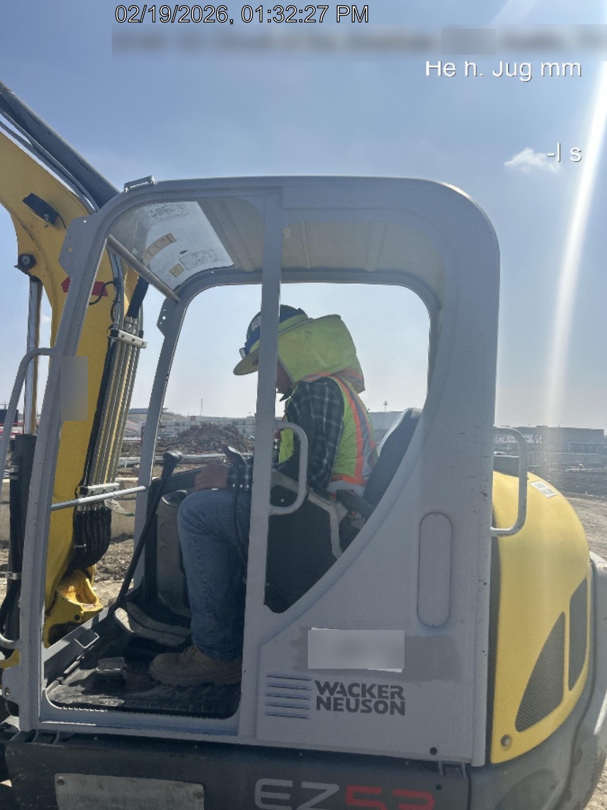 2018 Wacker Neuson EZ53 EZ53 12K Track Excavator, TRK,LGD,CNPY,PC, TRK,LGD,CNPY,PC, Manual QC, Hydraulic Thumb, Buckets: 24" , 18"