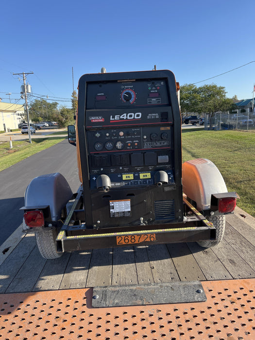 2022 Lincoln Electric LE400 Kubota V1505, Trlr, Cable Rack, Light Kit, ES Decals, T3