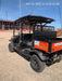 2022 Kubota RTV-X1140W-H Plastic Canopy, Windshield Acrylic Clear, LED Strobe Light, Wire Harness Kit, Back up Alarm