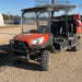 2021 Kubota RTV-X1140W-H Plastic Canopy, Windshield Acrylic Clear, LED Strobe Light, Wire Harness Kit, Back up Alarm