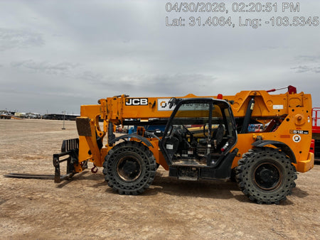 2020 JCB 512-56 Canopy, 74 HP, Solid Tires, STD Worklight, Beacon, Aux Hydraulics, Lifting Eye, Backup Alarm w/66" Carriage, 60" Forks