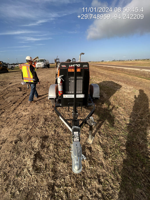 2022 Lincoln Electric LE400 Kubota V1505, Trlr, Cable Rack, Light Kit, ES Decals, T3