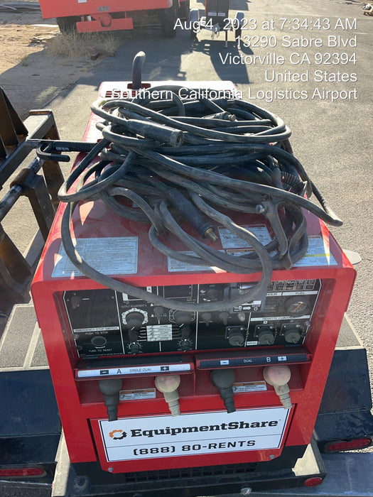 2022 Shindaiwa DGW400MDL Kubota D902 Engine, 23 HP, Dual Op Welder, Wire, Arc, Droop Stick, Tig, and CC Stick Functionality, Simulphase, 3 Phase and 1 Phase Gen Output, Single Axle NB Trlr, Slr Trckl Chrg 12V 12W, Fire Ext