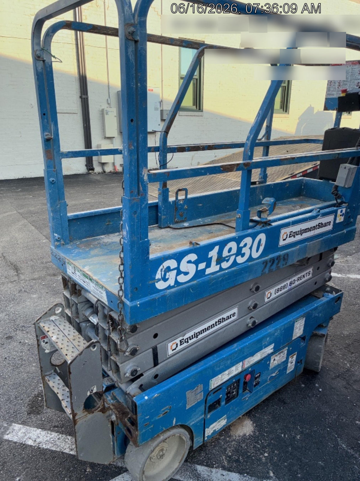2016 Genie GS-1930 Genie GS1930 Scissor Lift