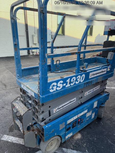 2016 Genie GS-1930 Genie GS1930 Scissor Lift