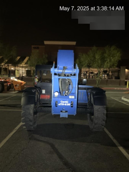 2018 Genie GTH-636 Genie GTH-636 w/Open ROPS, Work Lights, Solid Tires, RH Cab Mesh, Beacon, 48" Carriage and Forks