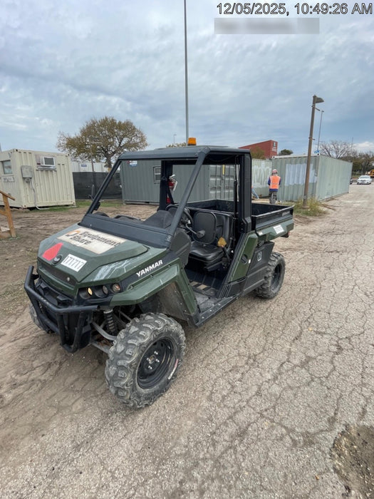 2021 Yanmar YU1000 Canopy, Steel Wheel, Poly WindShield, Beacon, Backup Alarm