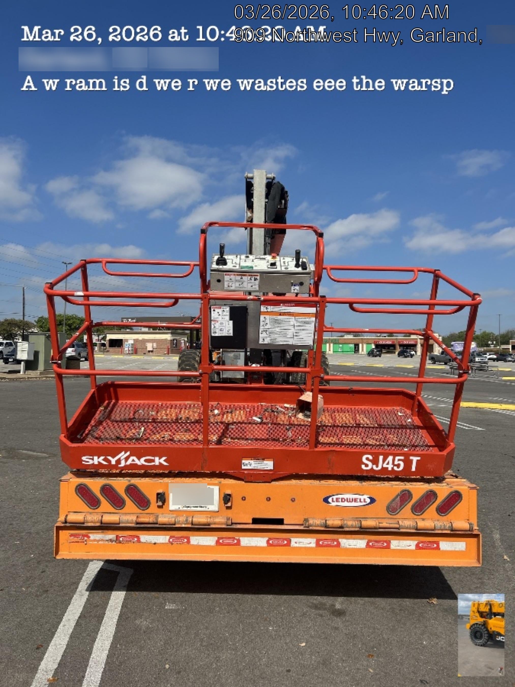 2018 SKYJACK SJ45T+