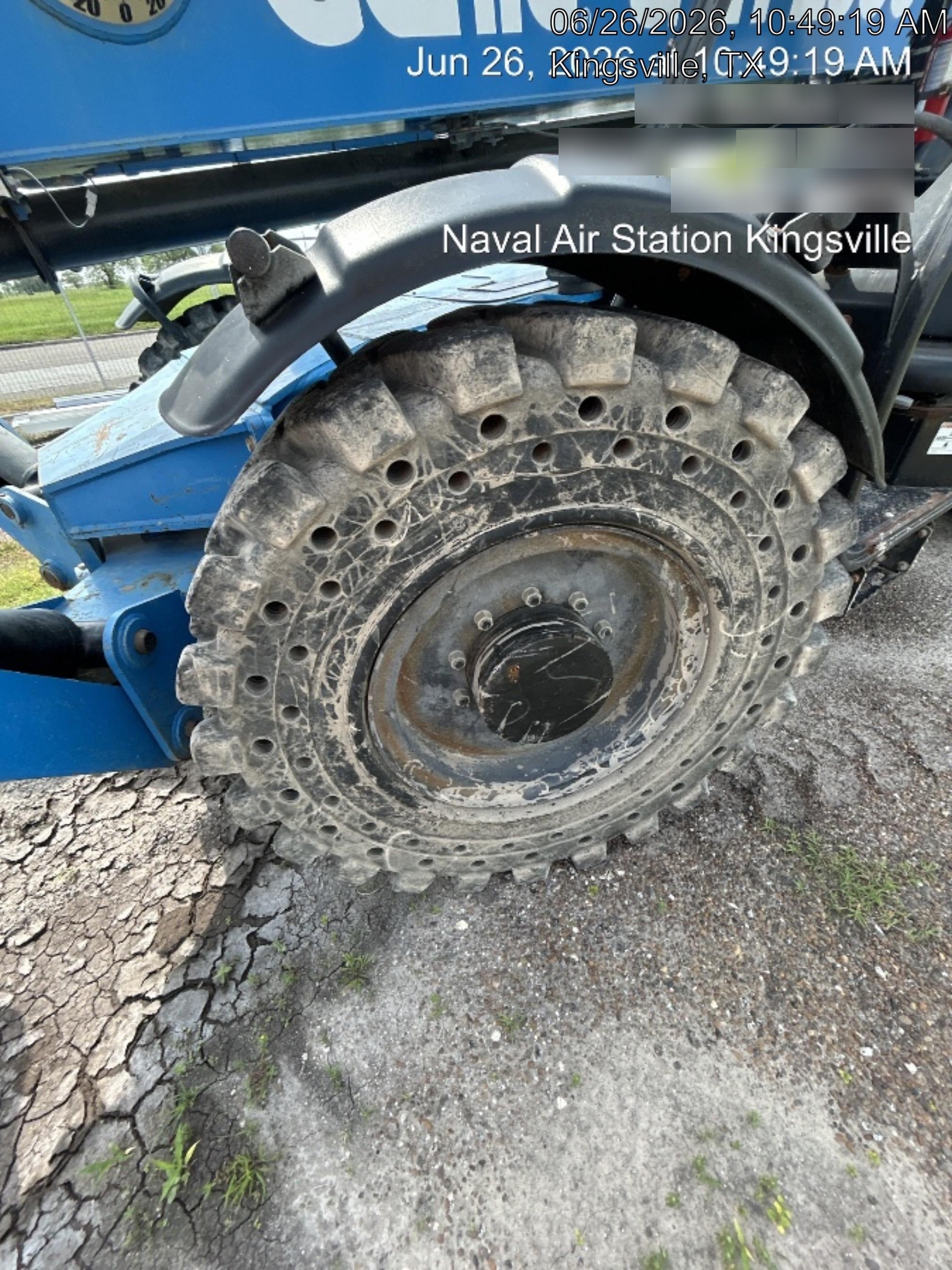 2017 Genie GTH-1056 Solid Tires, 60" carriage, Light Kit, Open ROPS, Flashing Beacon