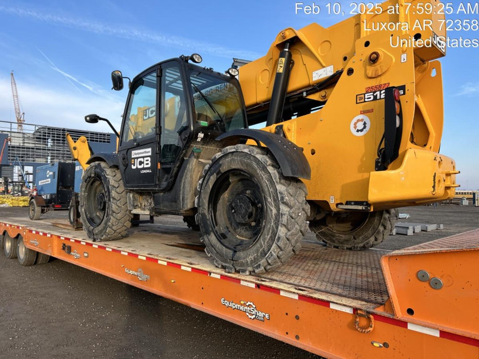 2022 JCB 512-56 74Hp Dsl, Cab/Heat/Air, Sld Tires, LED WL, Bcn, L Hook, EST
