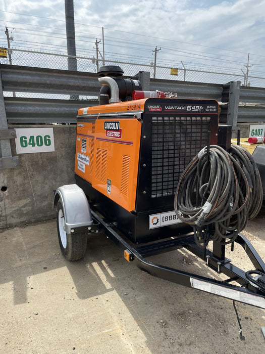 2022 Lincoln Electric Vantage 549X Crosslink Technology, Trailer Mounted, ES Decals, T3