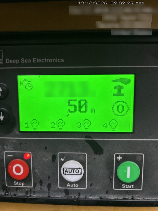 Allmand NLV3GR (4) LED Light Fixture 350W, 23' Vertical Mast, 3kW Prime, Towable, Deep Sea L401, Leveling Jacks, Yanmar T4F 5.8hp