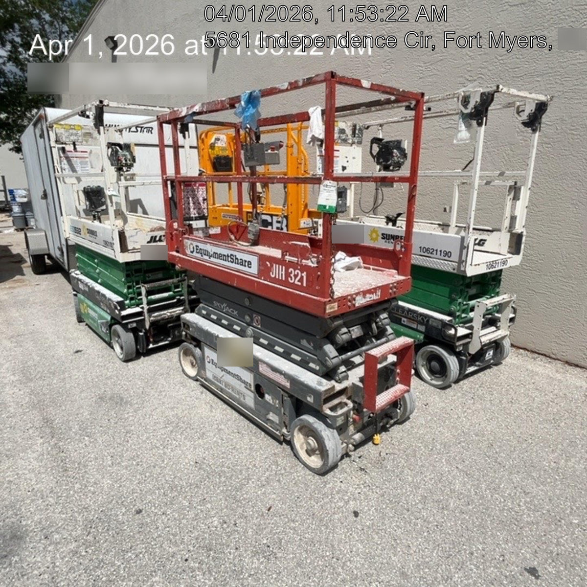 2019 Skyjack SJIII-3219 Standard Options, Trojan Batteries