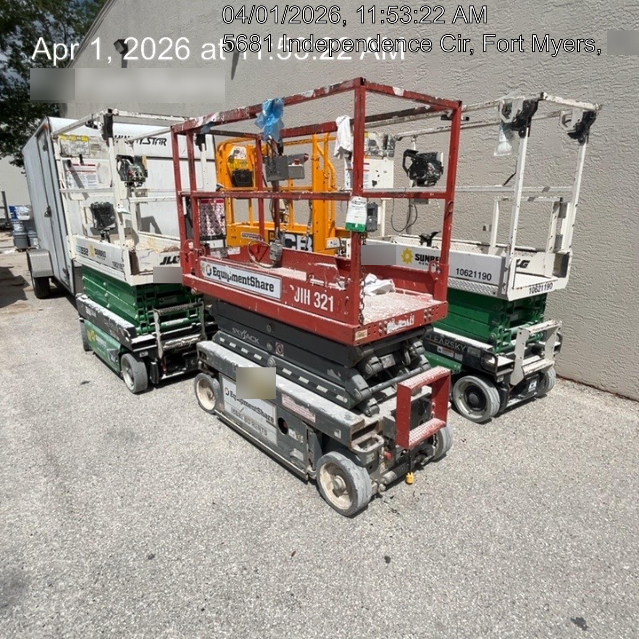 2019 Skyjack SJIII-3219 Standard Options, Trojan Batteries