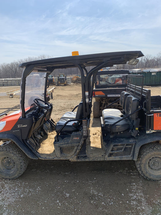 2020 Kubota RTV-X1140W-H 4WD utility cart -LED strobe -Windshield tempered glass -Plastic canopy -Wire harness kit -Backup alarm