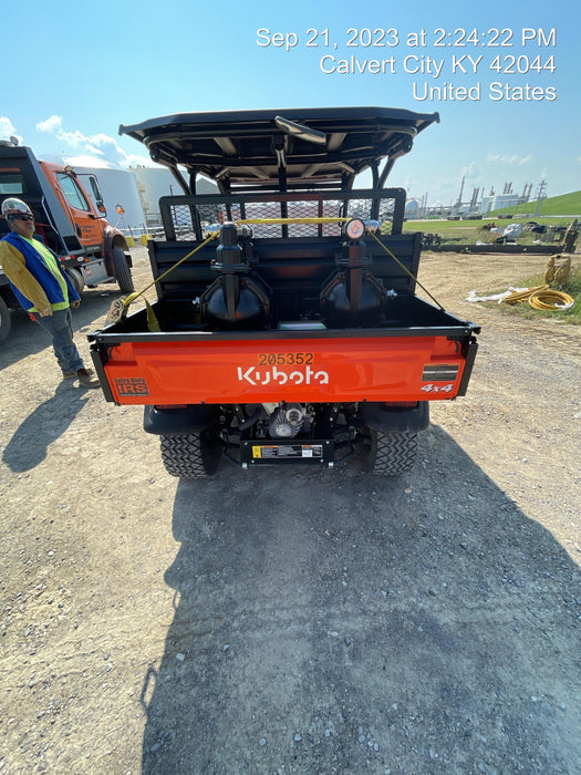 2022 Kubota RTV-X1140W-H Plastic Canopy, Windshield Acrylic Clear, LED Strobe Light, Wire Harness Kit, Back up Alarm
