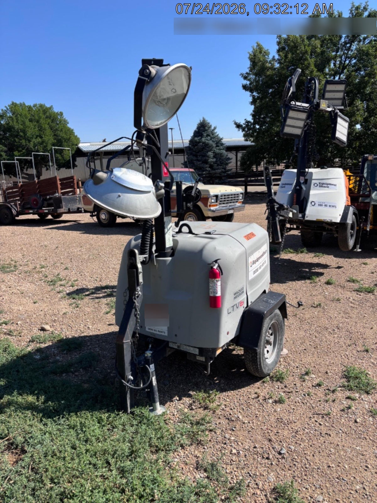 2018 Wacker Neuson LTV6L-MH Wacker Neuson LTV6L Mobile Light Tower w/Fuel Level Sensor Installed