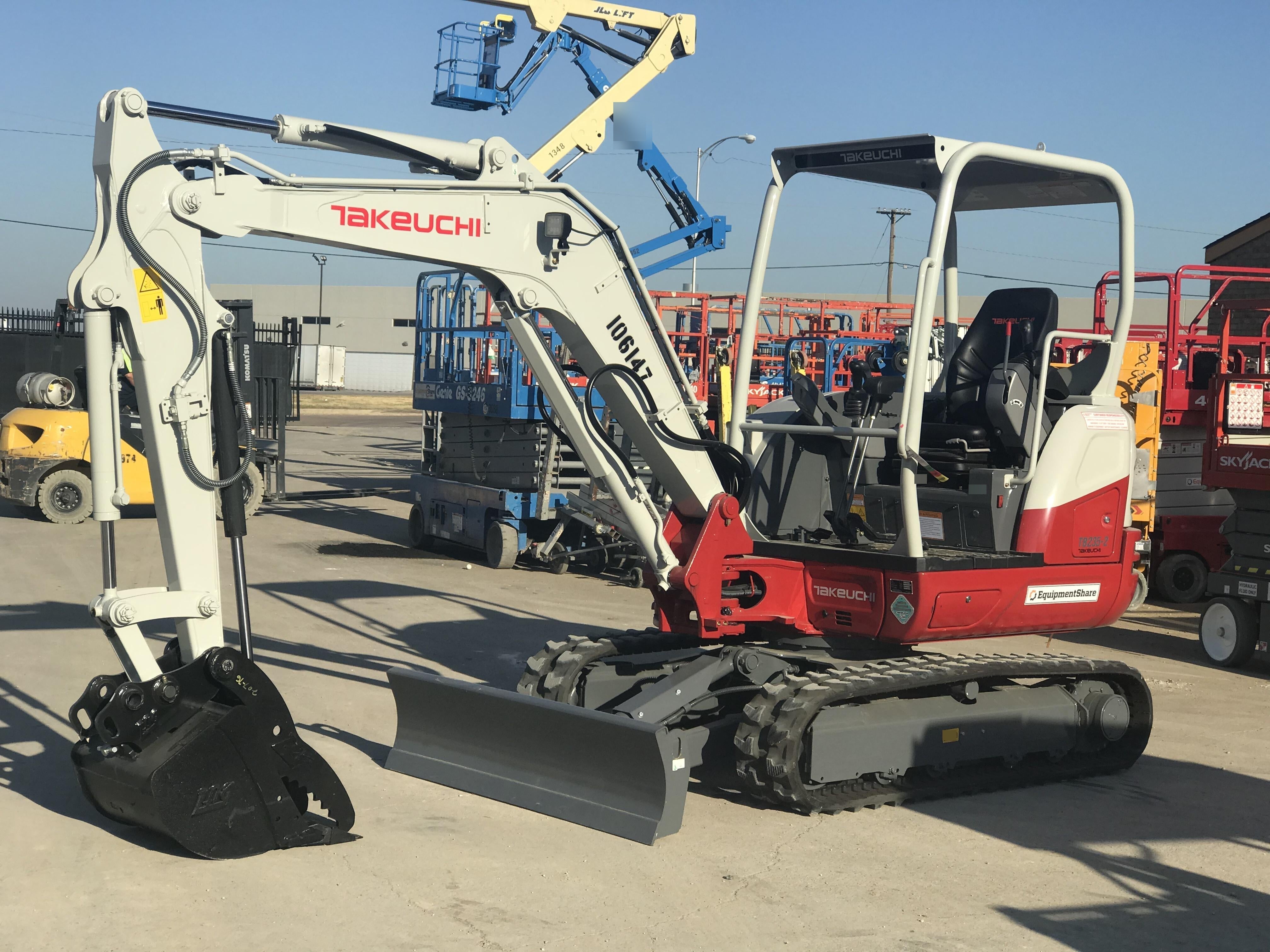 2020 Takeuchi TB235-2R Canopy, Rubber Tracks, Manual TAG QC