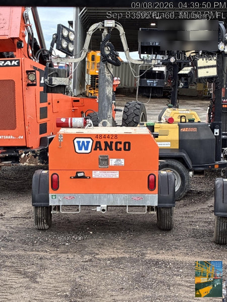2024 Wanco WLTT-4MM4K Diesel, Mitsubishi L2E, 9.0HP @1800 rpm, Deep Sea Controller, Shore Power Plug, Auto Start, (4) 350W LED Floodlights, 4kW Generator, 60 Gal Fuel Tank, 2" Ball, T3