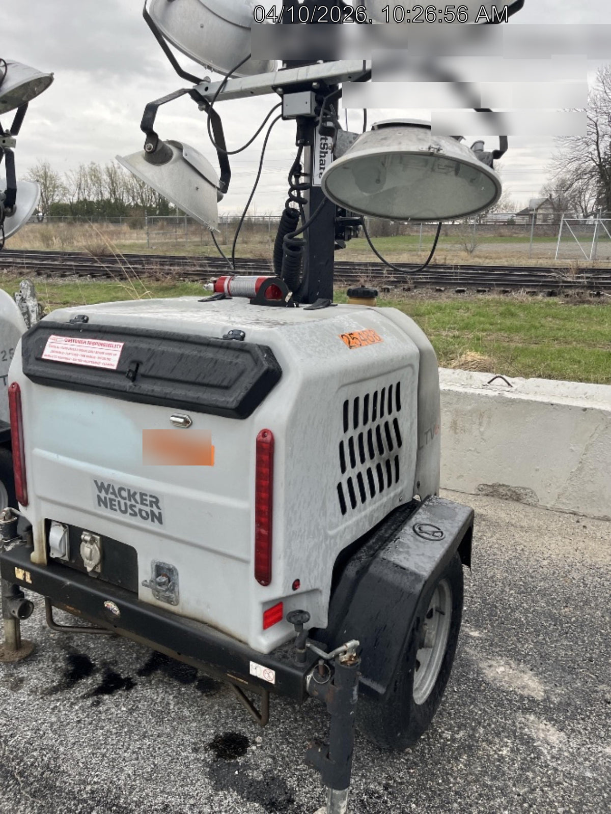 2019 Wacker Neuson LTV6L-MH Standard Options, ES Track Hardware, Fuel Level Sensor