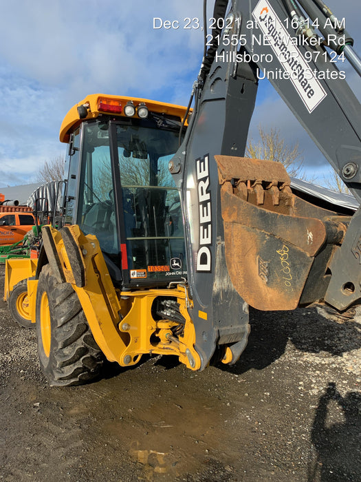 2020 John Deere 310LEP Cab/Heat/Air, 4WD, Standard Stick, Pilot Controls, 2 Way Hydraulics, TAG Manual QC