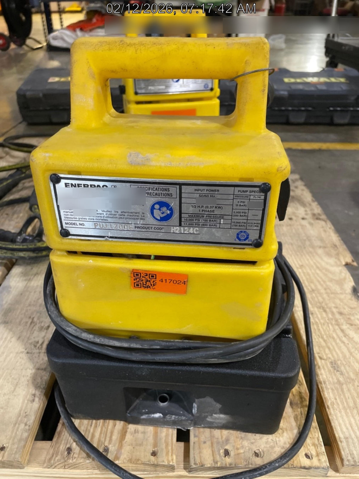 2024 ENERPAC PUJ1200B