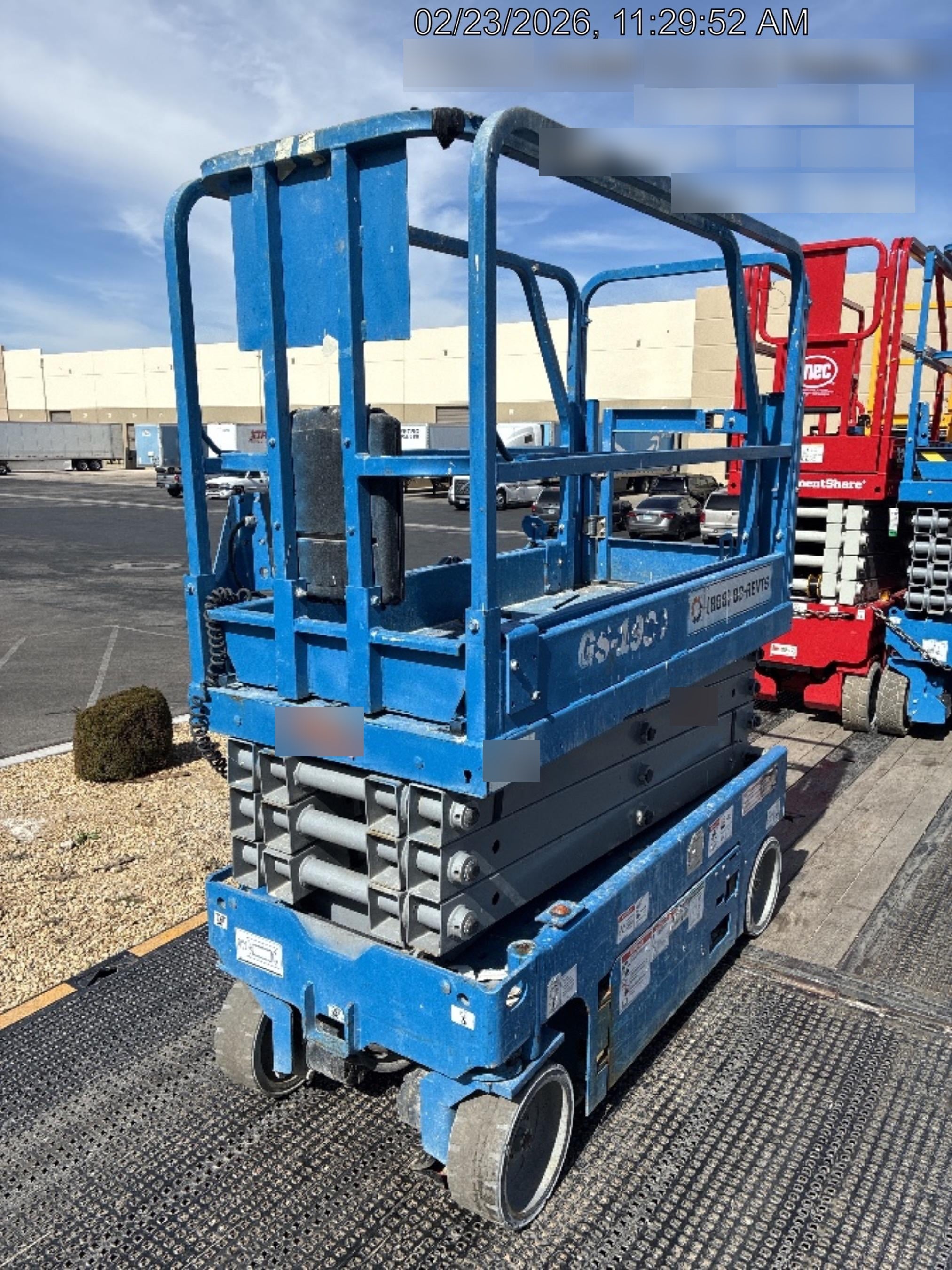 2019 Genie GS-1930 Half Height Swing Gate, 800W Inverter