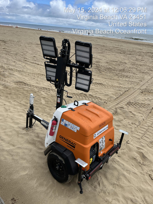 2023 Generac MLT2 Diesel, Flex Switch 120V Input, Powerzone Controller, (4) 320W LED Lights, 4kW Generator, 39.9 Gal Fuel Tank, 2" Ball, T3