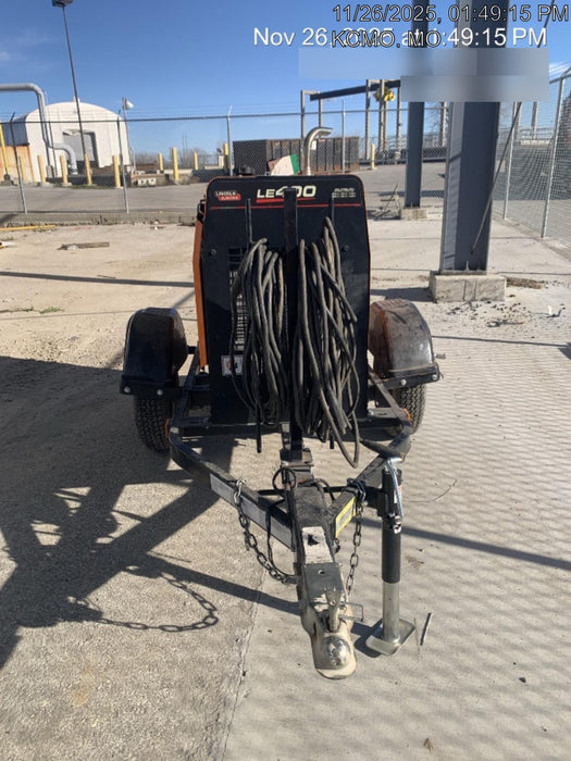 2022 Lincoln Electric LE400 Kubota V1505, Trlr, Cable Rack, Light Kit, ES Decals, T3