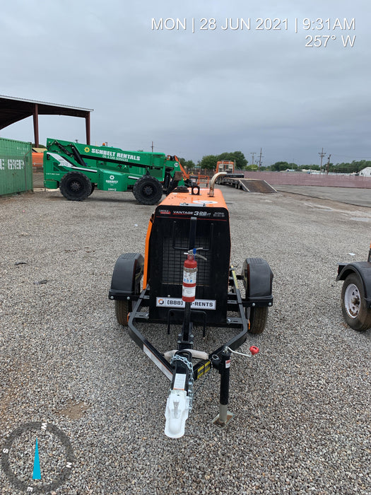 2021 Lincoln Electric Vantage 322 Vantage 322 Ready Pak 3 w/ Telematics & Decals, ORANGE (includes trailer, cable rack, fender light kit)