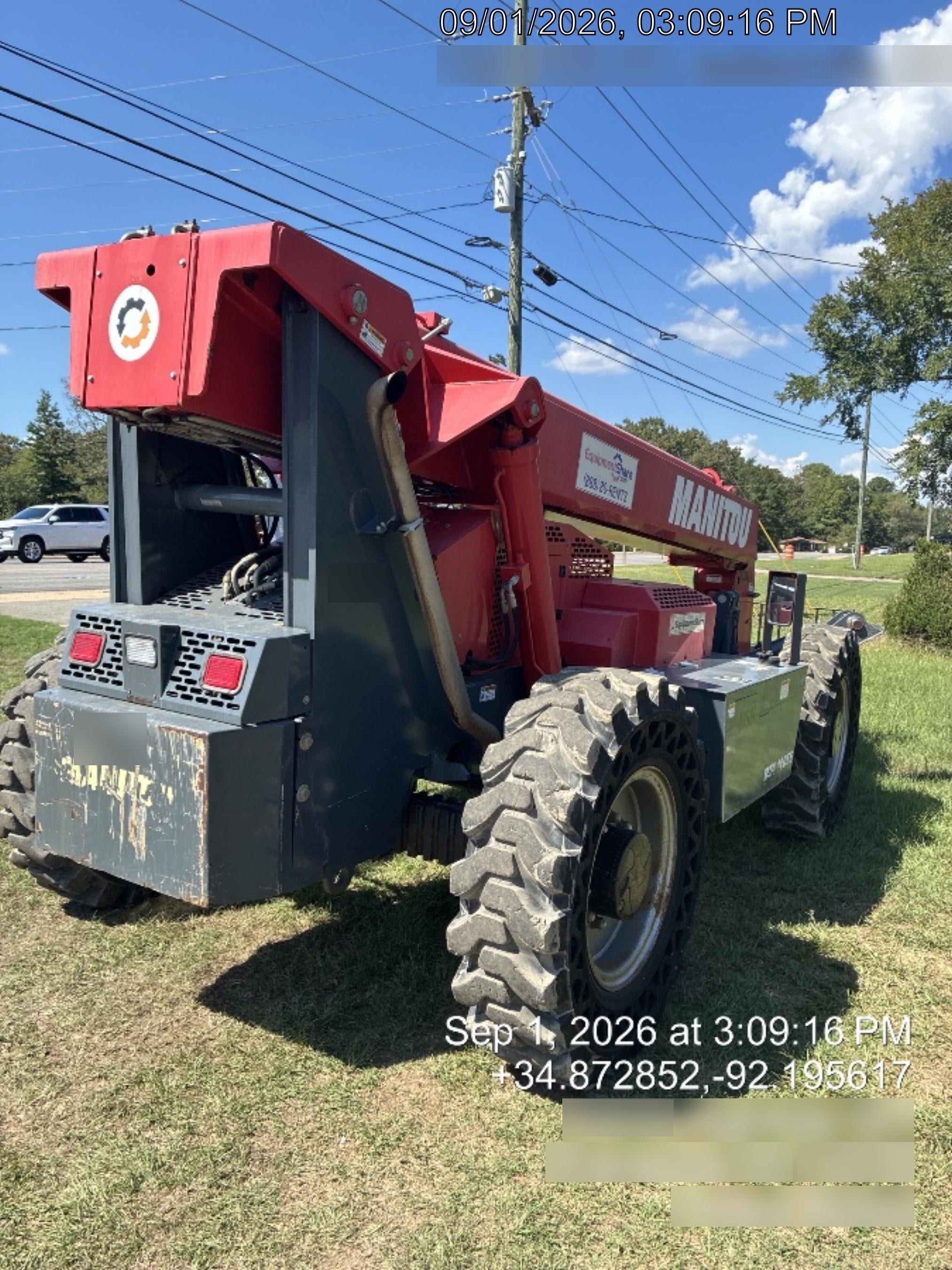 2018 Manitou MTA10055 MTA10055 - 74 HP T4, Canopy, Worklights/Strobe, Beacon, 66" Carriage, 60" Forks, Solid Tires, Lift Hook, Aux Hydraulics