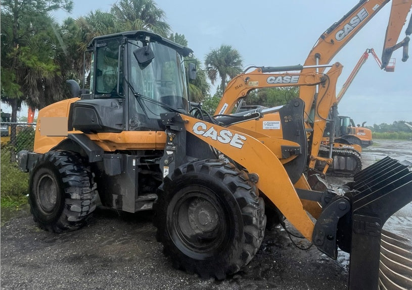 2018 Case 621G CLOSED CAB, 1 FUNCTION, JRB 416 STYLE HYD COUPLER