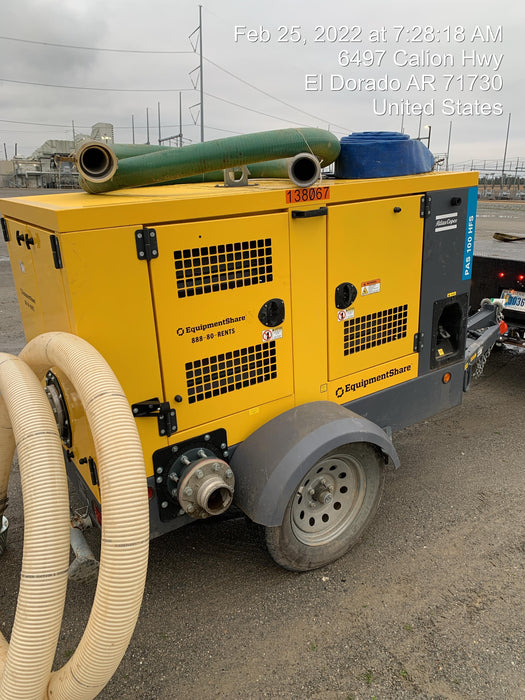 2021 ATLAS COPCO PAS 100 HF CS Enclosed