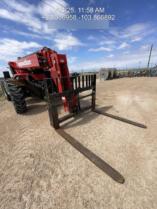 2020 Manitou MTA10055 Canopy, LED Work Lights, Solid Tires, Lift Hook, Beacon, Auxiliary Hydraulics w/66" Carriage and 60" Forks