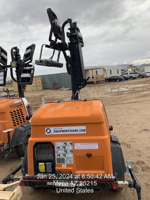 2023 Generac MLT2 Diesel, Flex Switch 120V Input, Powerzone Controller, (4) 320W LED Lights, 4kW Generator, 39.9 Gal Fuel Tank, 2" Ball, T3