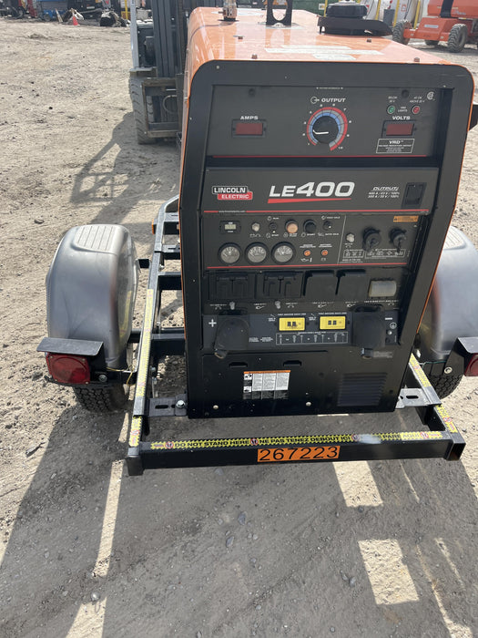 2022 Lincoln Electric LE400 Kubota V1505, Trlr, Cable Rack, Light Kit, ES Decals, T3