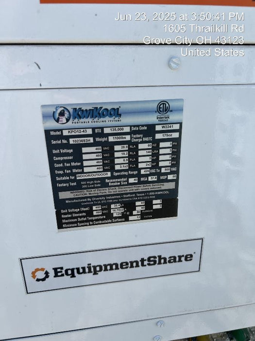 2022 KWIKOOL KPO12-43H