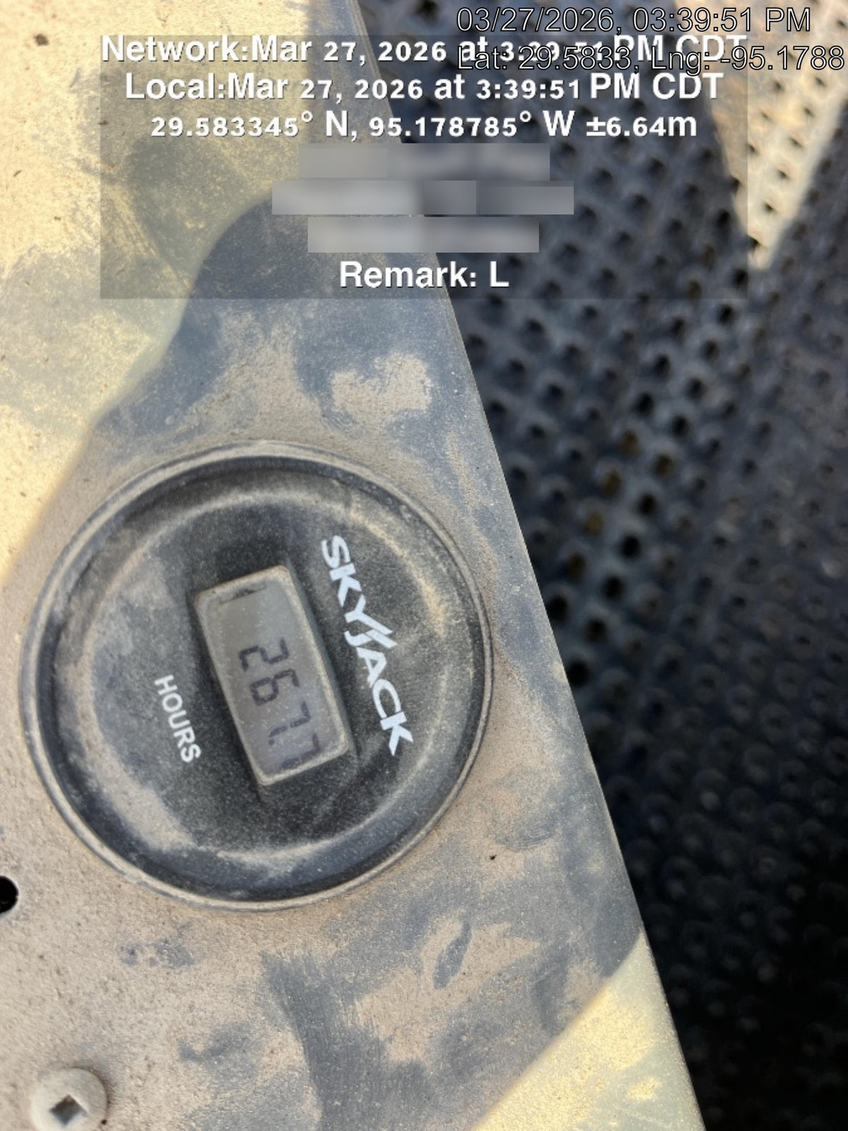 2019 Skyjack SJIII-3219 Standard Options