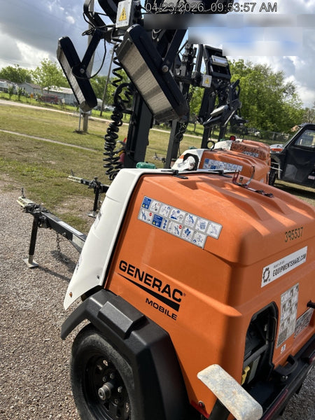2024 Generac MLT2 Diesel, Flex Switch 120V Input, Powerzone Controller, 
(4) 320W LED Lights, 4kW Generator, 39.9 Gal Fuel Tank, 2" Ball, T3