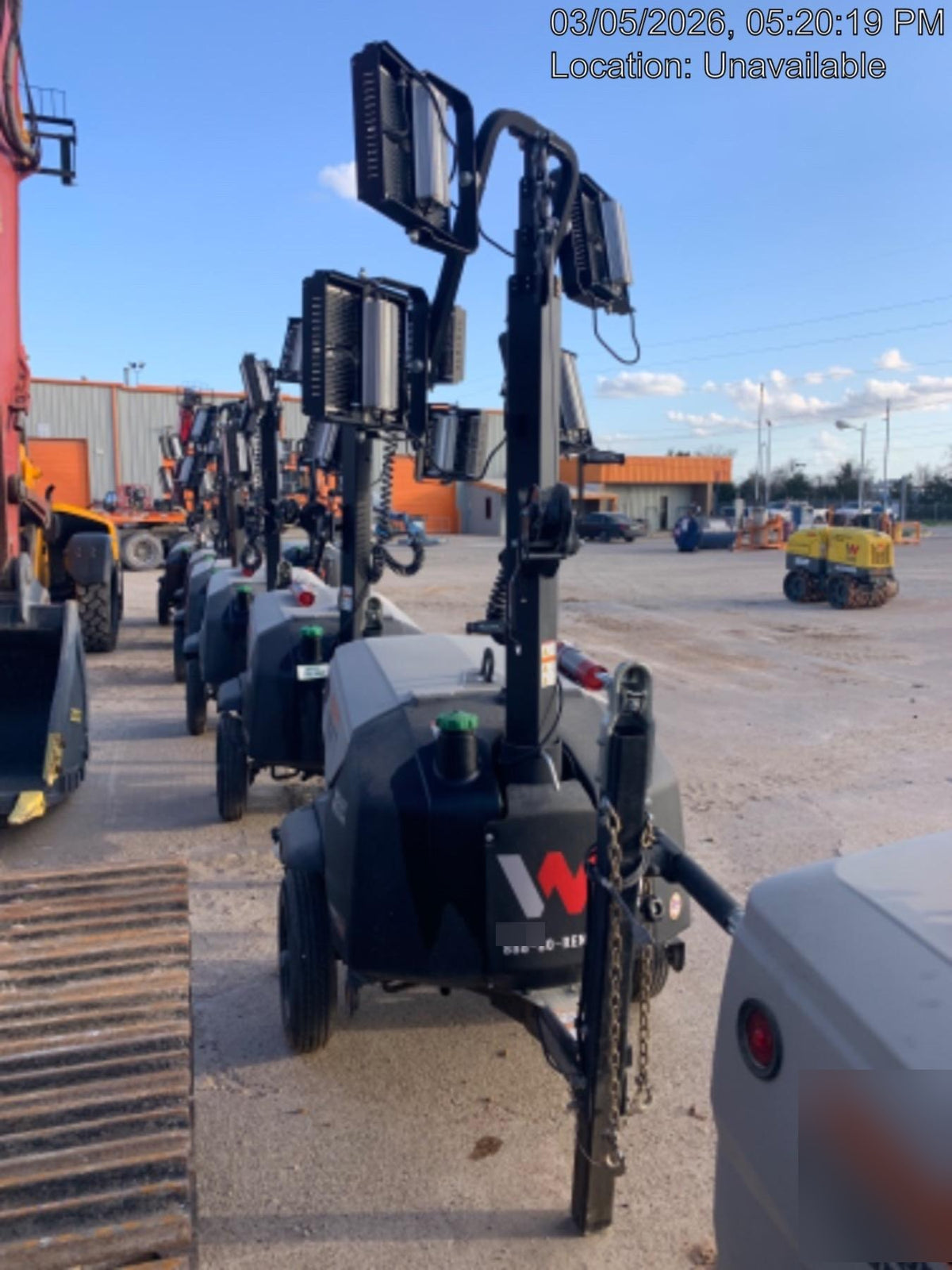 2024 Wacker Neuson LTT4 Diesel, Kohler KDW702, Deep Sea Controller, Auto Start, LED 320W, Bypass Outlet, T3