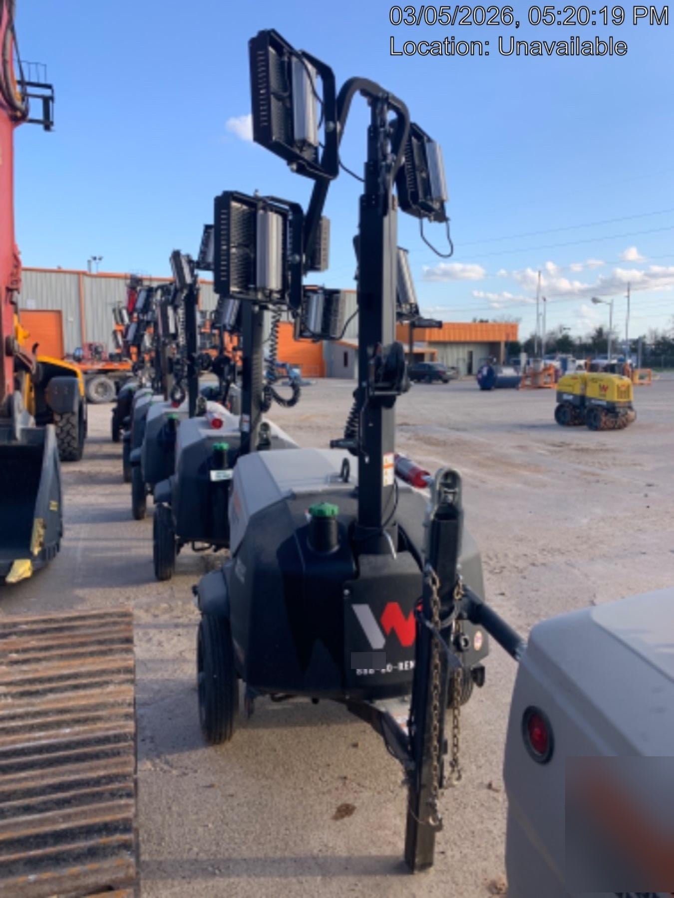 2024 Wacker Neuson LTT4 Diesel, Kohler KDW702, Deep Sea Controller, Auto Start, LED 320W, Bypass Outlet, T3